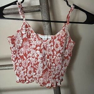 American Eagle Outfitters Floral Crop Top